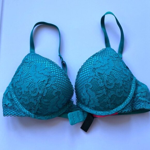 La Senza Lightly Lined Vibrant Blue/Teal Bra- 32B- Limited Style - Picture 10 of 11